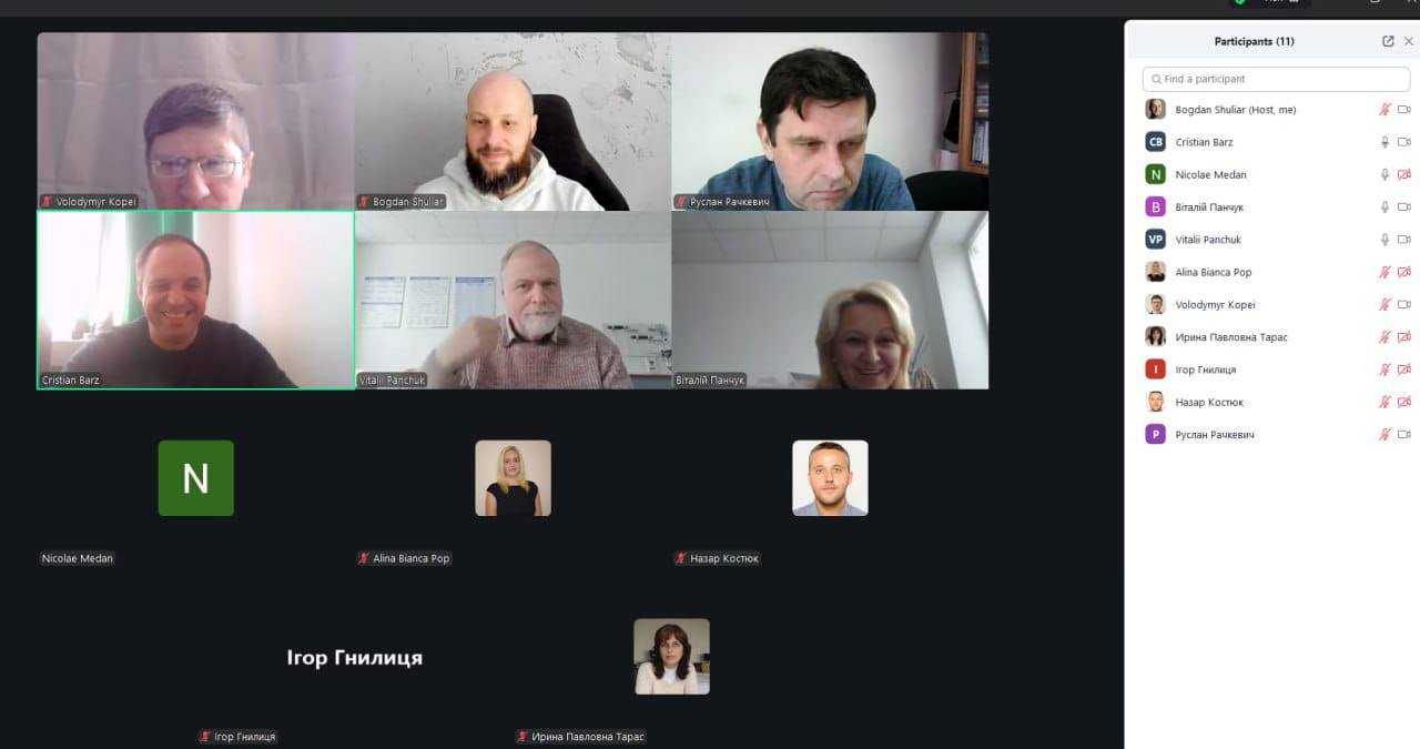 Online meeting of technical experts